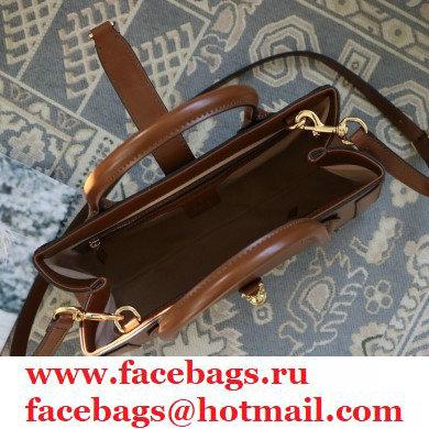 Gucci Jackie 1961 Medium Tote Bag 649016 Leather Brown 2021