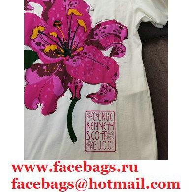 Gucci Ken Scott print cotton T-shirt 615044 white 2021