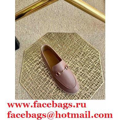 Gucci Leather Horsebit Espadrilles Dusty Pink 2021 - Click Image to Close