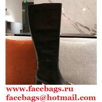 Gucci Leather Knee-high Boot with Horsebit 643889 Black 2021