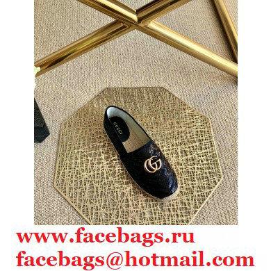Gucci Sequins GG Matelasse Espadrilles Black 2021 - Click Image to Close