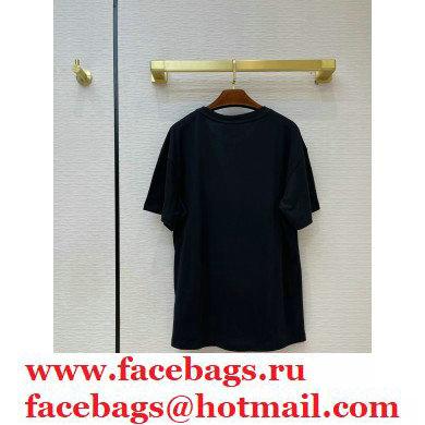 GuccixDoraemo cotton T-shirt black 2020