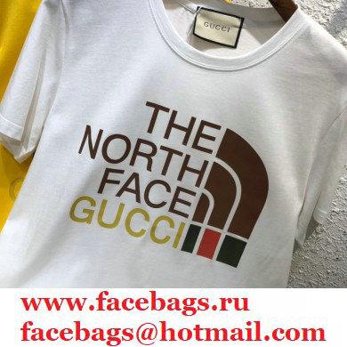 GuccixNorth Face cotton T-shirt 2021