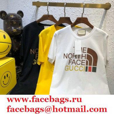 GuccixNorth Face cotton T-shirt 2021 - Click Image to Close