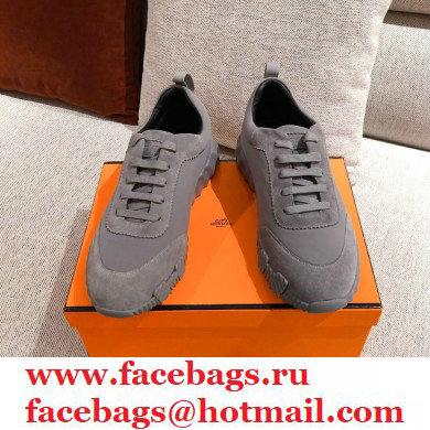 Hermes Technical Canvas Bouncing Sneakers 02 2021