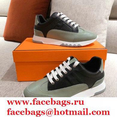 Hermes Trail Sneakers in Calfskin 01 2021