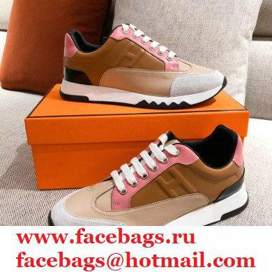 Hermes Trail Sneakers in Calfskin 02 2021