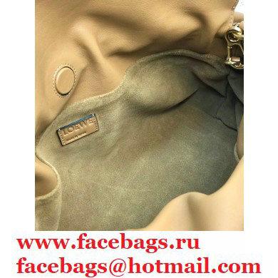 Loewe Medium Flamenco Clutch Bag in Nappa Calfskin Brown