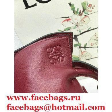 Loewe Medium Flamenco Clutch Bag in Nappa Calfskin Burgundy - Click Image to Close