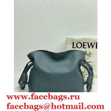 Loewe Medium Flamenco Clutch Bag in Nappa Calfskin Dusty Blue Loewe Medium Flamenco Clutch Bag in Nappa Calfskin Dusty Blue