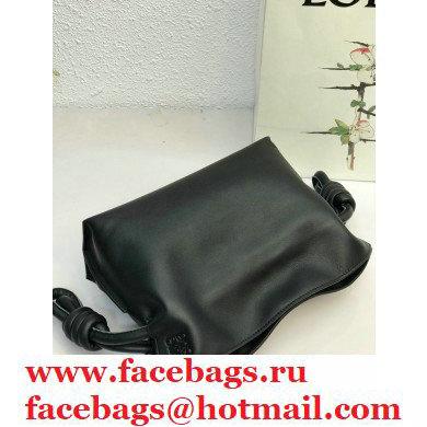 Loewe Mini Flamenco Clutch Bag in Nappa Calfskin Black - Click Image to Close