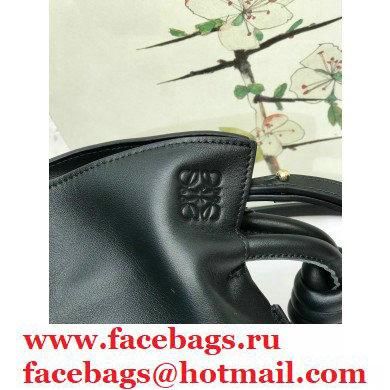 Loewe Mini Flamenco Clutch Bag in Nappa Calfskin Black - Click Image to Close