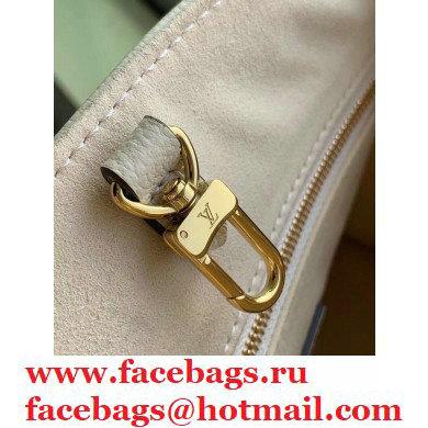 Louis Vuitton Bicolor Onthego PM Bag Monogram Empreinte Leather M45654 Cream/Bois de Rose Pink 2021