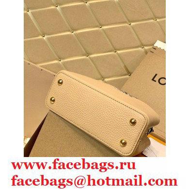 Louis Vuitton Capucines Mini Bag Python Handle M55923 Beige - Click Image to Close