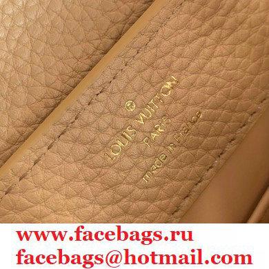 Louis Vuitton Capucines Mini Bag Python Handle M55923 Beige