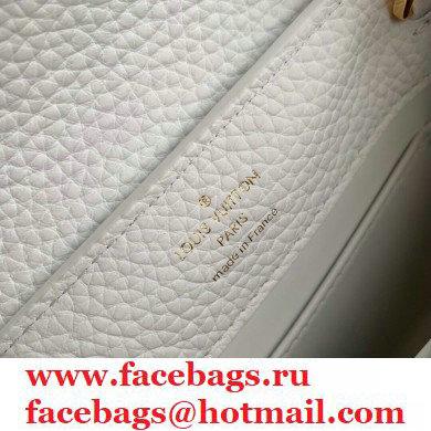 Louis Vuitton Capucines Mini Bag Python Handle N98477 White - Click Image to Close