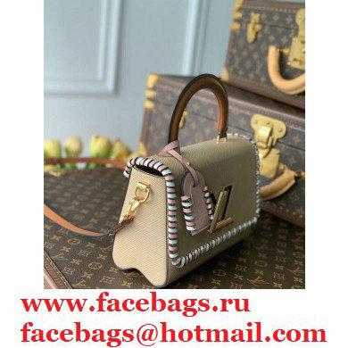 Louis Vuitton EPI Braided Twist MM Bag with Top Handle M57318 Beige 2021 - Click Image to Close