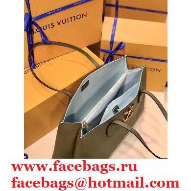 Louis Vuitton Lockme Shopper Tote Bag M57508 Khaki Green 2021 - Click Image to Close