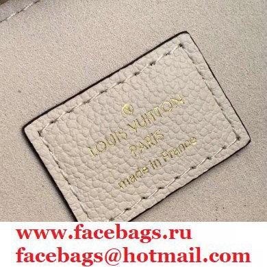 Louis Vuitton Monogram Empreinte Leather Pochette Metis Bag M45596 Cream/Bois de Rose Pink 2021 - Click Image to Close