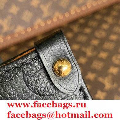 Louis Vuitton Onthego PM Bag Grained Leather Black 2021 - Click Image to Close