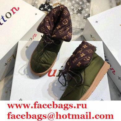 Louis Vuitton Pillow Comfort Ankle Boot 1A8T3O khaki 2020 - Click Image to Close