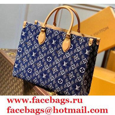 Louis Vuitton Since 1854 OnTheGo MM Tote Bag M57396 Blue 2021