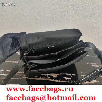 Prada Medium Padded Nylon Shoulder Bag 1BD255 Black 2021