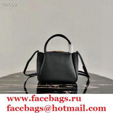Prada Small Leather HandBag 1BC145 Black 2021