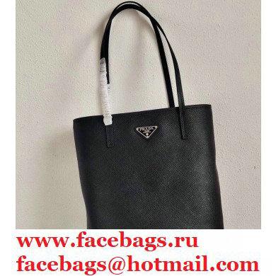 Prada Small Saffiano Leather Tote Bag 1BG342 Black 2021