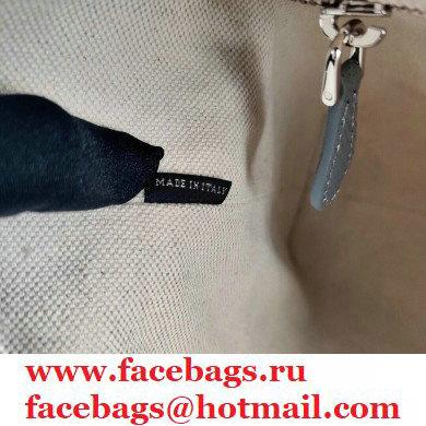Prada Small Saffiano Leather Tote Bag 1BG342 Gray 2021