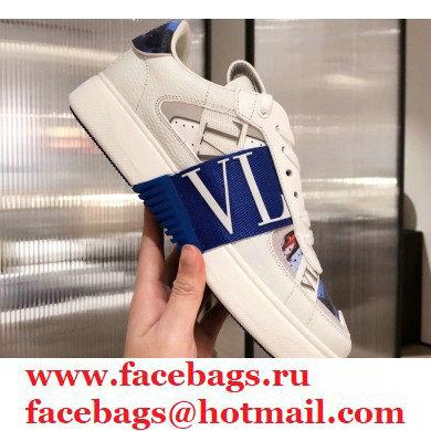 Valentino Low-top Calfskin VL7N Sneakers with Bands 16 2021