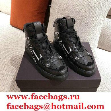 Valentino Mid-Top Calfskin VL7N Sneakers with Bands 01 2021 - Click Image to Close