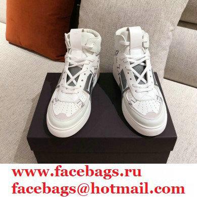 Valentino Mid-Top Calfskin VL7N Sneakers with Bands 02 2021 - Click Image to Close