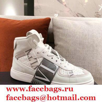 Valentino Mid-Top Calfskin VL7N Sneakers with Bands 02 2021 - Click Image to Close