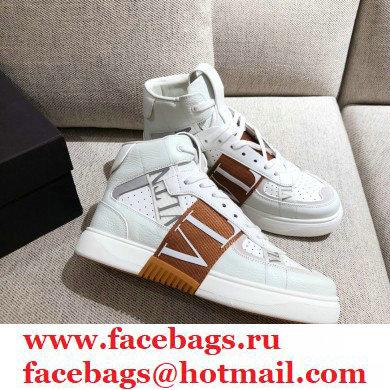 Valentino Mid-Top Calfskin VL7N Sneakers with Bands 03 2021 - Click Image to Close