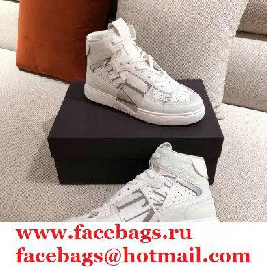 Valentino Mid-Top Calfskin VL7N Sneakers with Bands 04 2021 - Click Image to Close