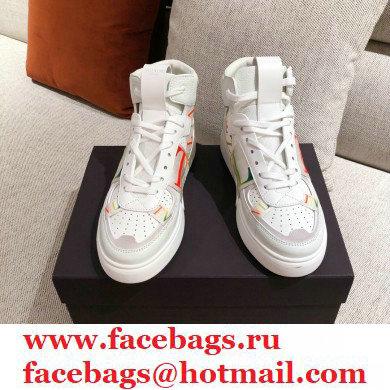 Valentino Mid-Top Calfskin VL7N Sneakers with Bands 07 2021