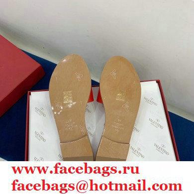 Valentino VLogo Signature Slide Sandals Red 2021 - Click Image to Close