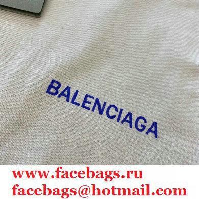 balenciaga logo printed T-shirt WHITE 2021 - Click Image to Close