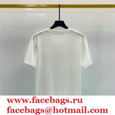 balmain logo printed T-shirt white 2021