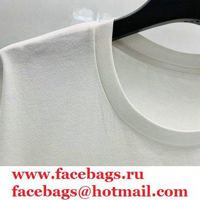 balmain logo printed T-shirt white 2021
