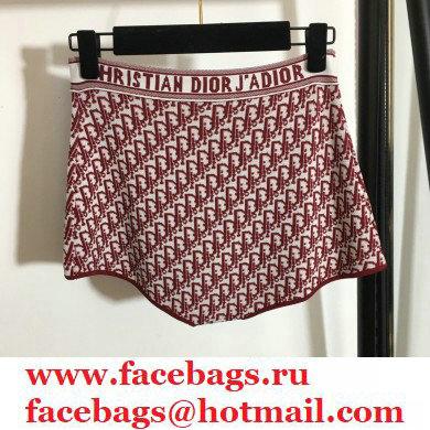 dior oblique underwear set burgundy 2021 - Click Image to Close