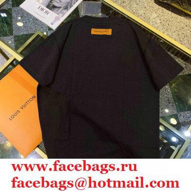 louis vuitton building printed T-shirt black 2021 - Click Image to Close