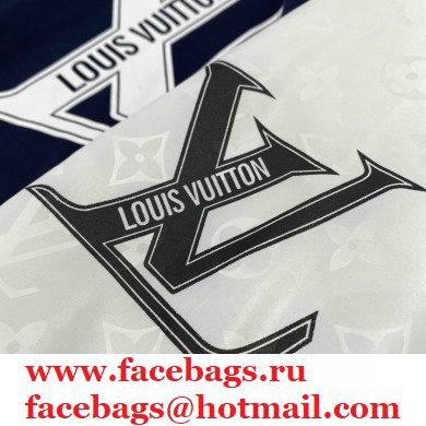 louis vuitton white/blue hooded sweatshirt 2021 - Click Image to Close