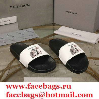 Balenciaga Logo Piscine Pool Slides Sandals 03 2021