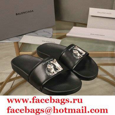 Balenciaga Logo Piscine Pool Slides Sandals 04 2021