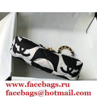 Chanel 19 CC Printed Fabric Bag AS1160 2021 - Click Image to Close