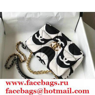 Chanel 19 CC Printed Fabric Bag AS1160 2021 - Click Image to Close