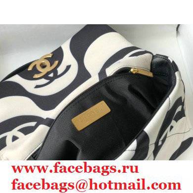 Chanel 19 CC Printed Fabric Bag AS1160 2021