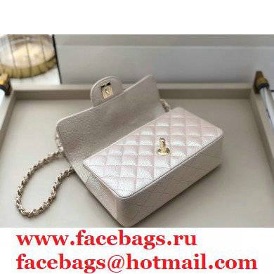 Chanel AS1116 Pink Metallic Rectangular Mini Bag 2021